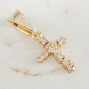 DIJE CRUZ 6 CIRCONES