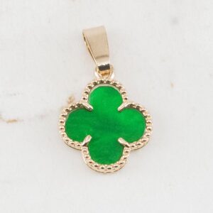 DIJE VAN CLEEF VERDE PEQUEÑO