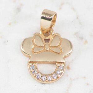 DIJE MINNIE MITAD CIRCONES