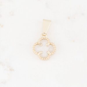 DIJE VAN CLEEF PERLADO PEQUEÑO