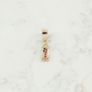 DIJE GUADALUPE CIRCONIAS COLORES