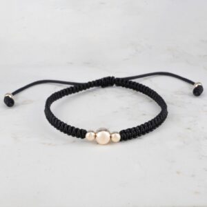 PULSERA TEJIDA MACRAME 4MM Y 5MM