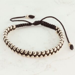 PULSERA ZIGZAG BALIN LISO 4MM