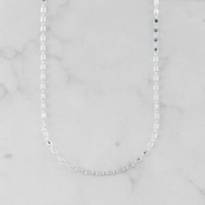 CADENA ENTORCHADA DIAMANTADA 2.5MM-45CM