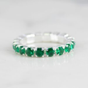 ANILLO TENNIS ESMERALDA ESTIRABLE